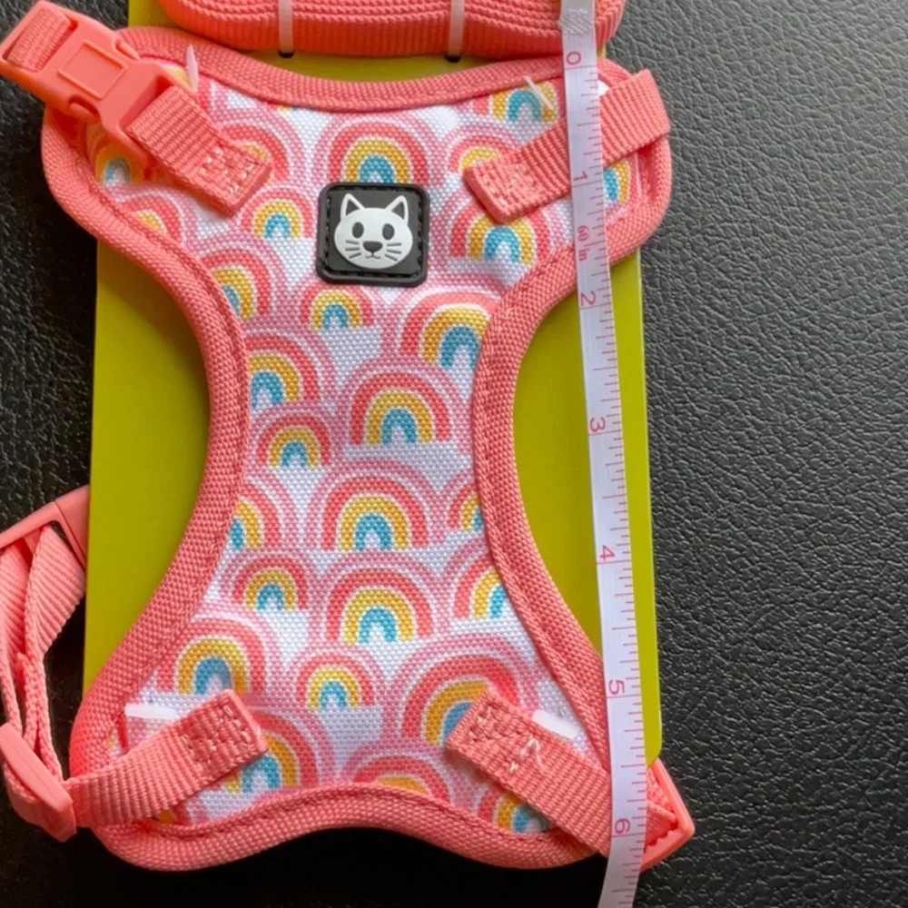 Vibrant Pink Cat Harness & Leash